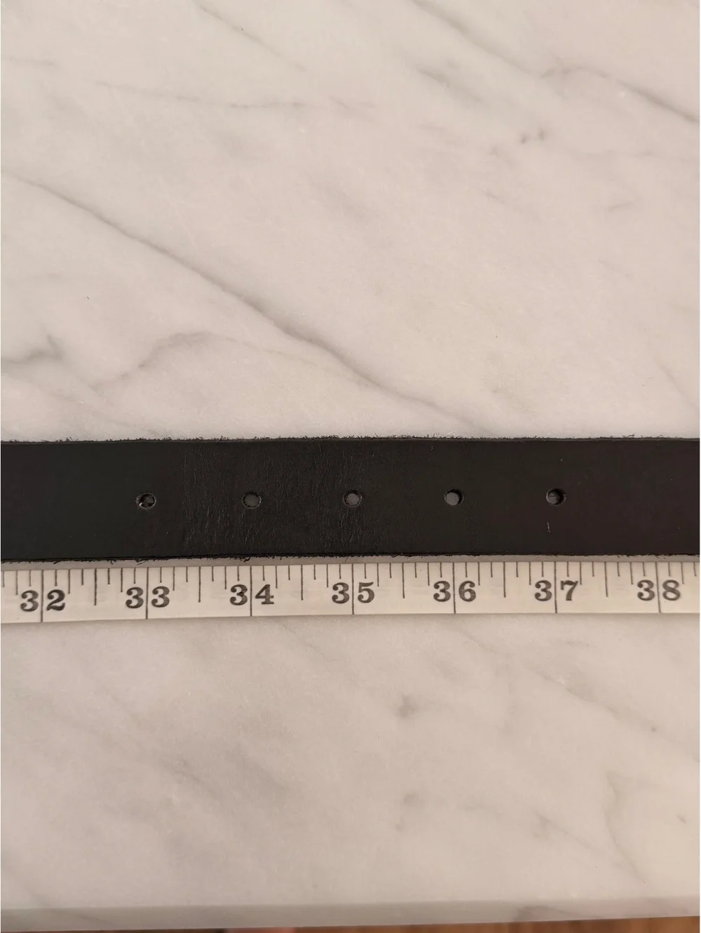 Urban Outfitters Black Leather Western Style Belt with Engraved Silver Buckle